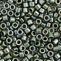 Image of 690DB00-1566V - Delica 11/0 RD Green Avocado Opaque Luster