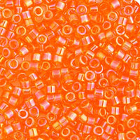 Image of 690DB00-0151V - Delica 11/0 RD Light Orange Transparent AB