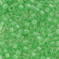Image of 690DB00-1414V - Delica 11/0 RD Light Green Mint Transparent