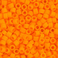 Image of 690DB00-1583V - Delica 11/0 RD Orange Mandarin Opaque Matte
