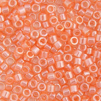 Image of 690DB00-1480V - Delica 11/0 RD Peach Transparent Luster