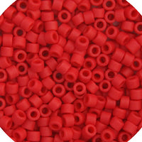 Image of 690DB00-0796V - Delica 11/0 RD Red Matte-Dyed