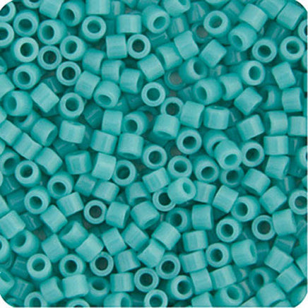 Image of 690DB00-0729V - Delica 11/0 RD Turquoise Green Opaque