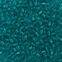 Image of 690DB00-1108V - Delica 11/0 RD Teal Caribbean Transparent