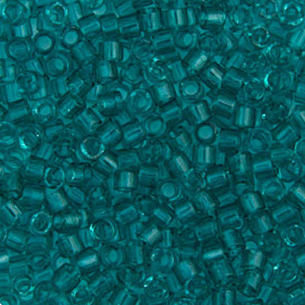 Image of 690DB00-1108V - Delica 11/0 RD Teal Caribbean Transparent