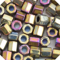 Image of 690DBLC-0029V - Delica 8/0 Cut Purple Metallic Gold