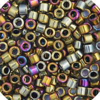 Image of 690DBL0-0029V - Delica 8/0 RD Purple Metallic Gold