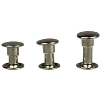 Double Cap Rapid Rivets Medium 7mm Cap - Nickel