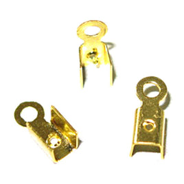 Image of 24011304 - Leather Crimps Medium Gold 100 pack