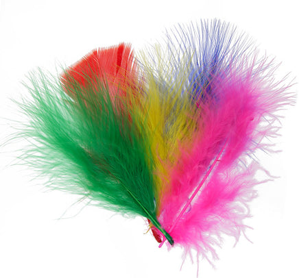 Image of 78003001-99H - Marabou Feathers 4-6" 6g Multi