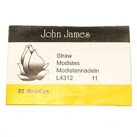 Image of 79-SN11 - Milliners'/ Straw #11 Needles 25 Pack