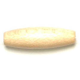 Image of 28615212-08 - Natural Oval Wood Bead 20 X 6mm