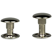 Double Cap Rivets Large 9mm Cap - Nickel