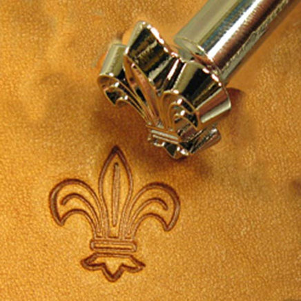 Image of 04 - 04 Fleur-De-Lis Leathercraft Stamp