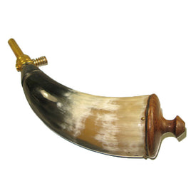 Image of 32-00004 - Powder Horns 6" to 9" Brass