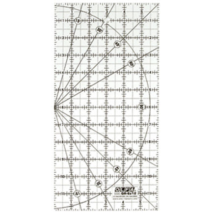 Image of QR-6X12 - QR-6X12 6" x 12" Frosted Ruler