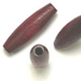 Image of 28615212-15 - Wine Oval Wood Bead 20 X 6mm