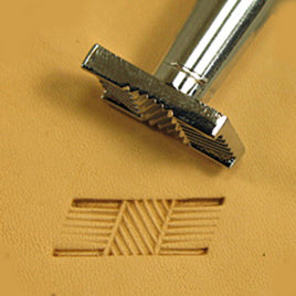 Image of X498 - X498 Basketweave Leather Stamp 6498-00