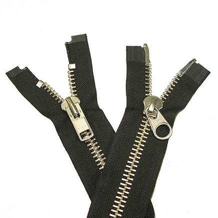 Image of 60-10NMO-24 - YKK #10 2-Way Metal Chap Zipper 24"