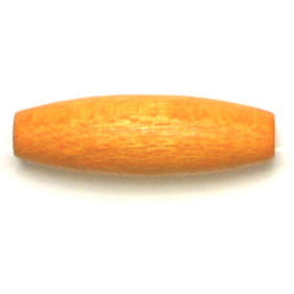 Image of 28615212-05 - Yellow Oval Wood Bead 20 X 6mm