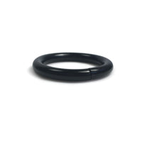 1" Welded O-Ring Black Plated 4.5mm Thick O Rings Leather Craft Hardware 10 Pack