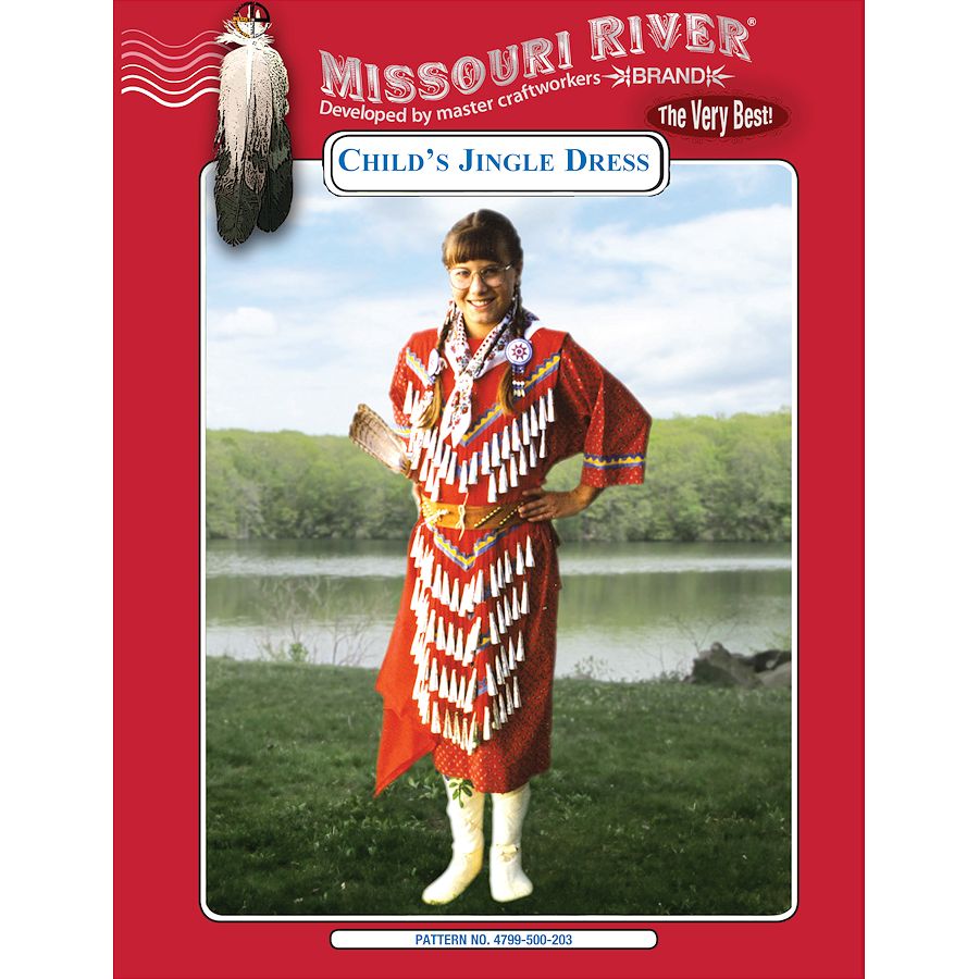 Missouri River Child's Jingle Dress Pattern Sewing Leathercraft