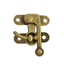 Swing Bag Clasps Medium Antique Brass Plated