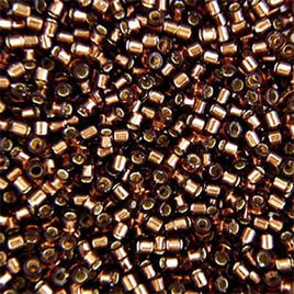 Delica 11/0 RD Brown Silver Lined