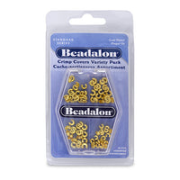 Beadalon Crimp Covers, Assorted, Gold Color, 80 pc