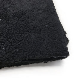 Ultra Soft Sherpa Lining 3' x 5' All-Weather Liner 1/4" Thick - Black