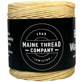 .040" Beige Braided Waxed Cord