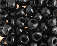 Plastic Crow Beads Black 9mm 1000 Pack