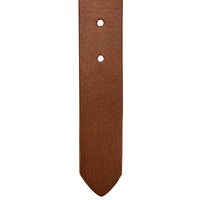 1.25"(32mm) Men's Brown Bridle Leather Belt Handmade in Canada by Zelikovitz