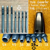 Round Leather Drive Punches - OKA Japan