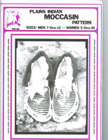 Plains Indian Moccasin Pattern