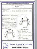 Early Frontiersman Leather Shirt Pattern
