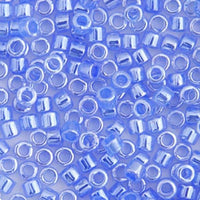 Delica 11/0 RD Light Crystal Sapphire Ceylon Lined