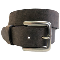 1.5"(38mm) Men's Crazy Horse Solid Buffalo Leather Belt Handmade in Canada by Zelikovitz Size 26 - 60