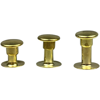 Rapid Rivets Medium 7mm Cap - Gilt