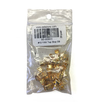 #10 YKK Top Stop Solid Brass 20 pairs