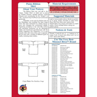 Plains Ribbon Shirt Pattern