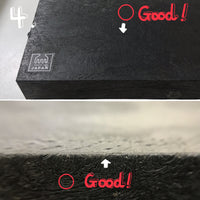 Japanese Black Rubber Medium Punching Cutting Board 30mm x 150mm x 200mm