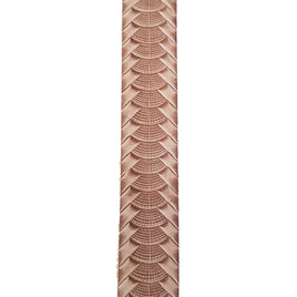 Embossed Reptile Weave Leather Strip
