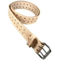 Leather Carpenters Tool Belt - Embossed Celtic