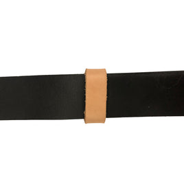 Belt Keepers Strap Loops Veg-Tan Cowhide