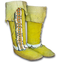 Plains Style Hi-Top Moccasins Pattern