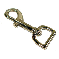 3/4" Square Swivel Snap Nickel Plated