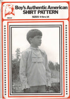 Boy's Authentic American Shirt Pattern