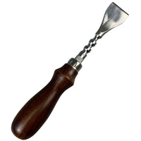 Special Multi Edge Slicker Walnut Leathercraft Creasing Burnishing Tool -OKA