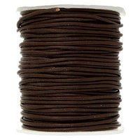 0.5mm Round Leather Cord - By The Yard - 3 Colors